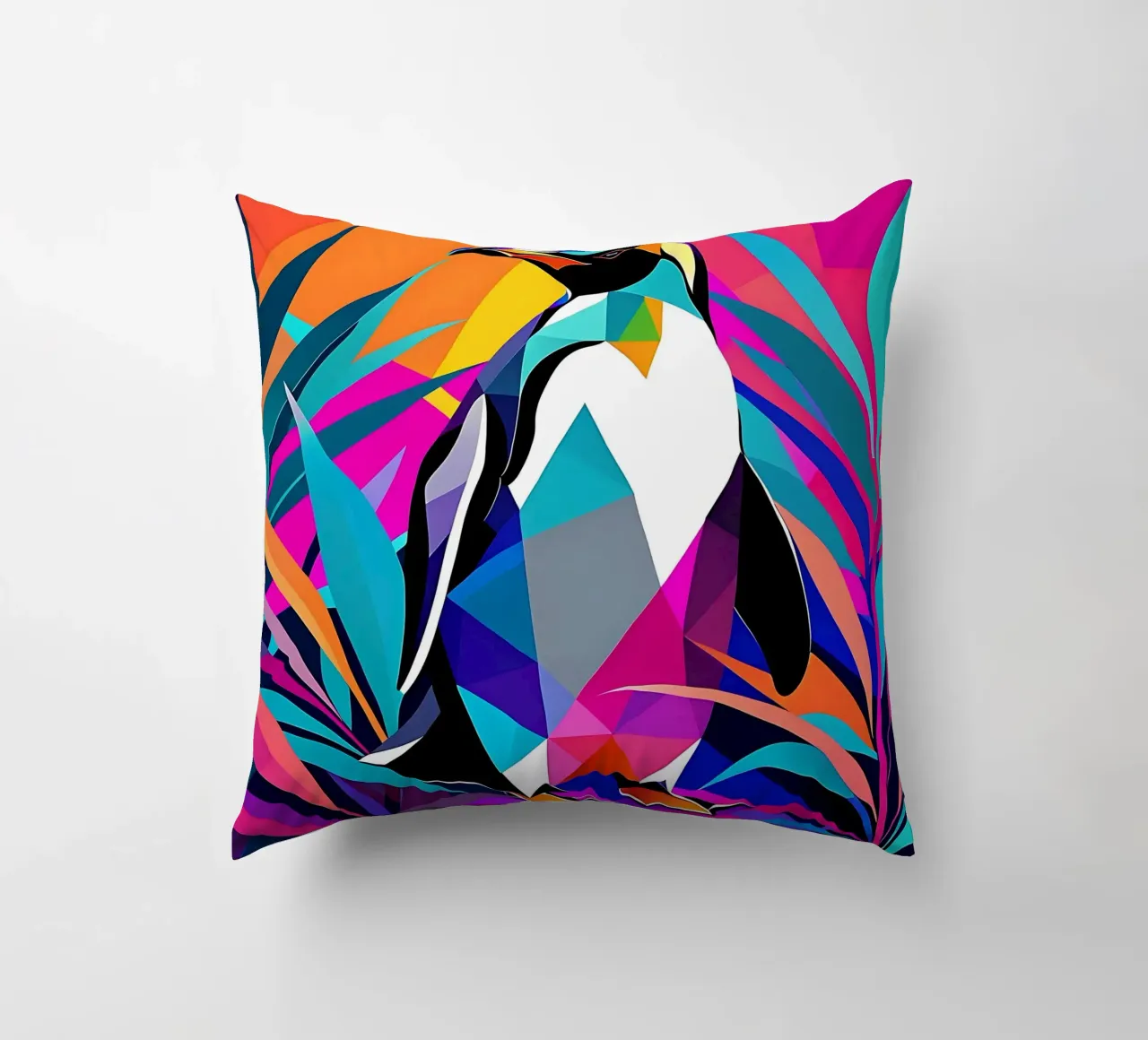 Pinguino_Stil_E_1 cuscino da Tierisch bunt by LK