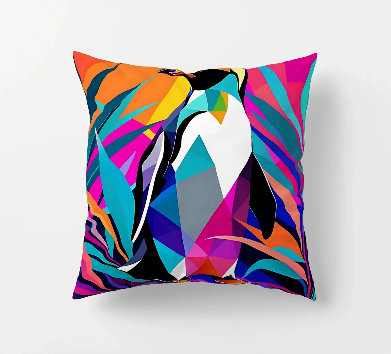 Pinguino_Stil_E_1 cuscino da Tierisch bunt by LK