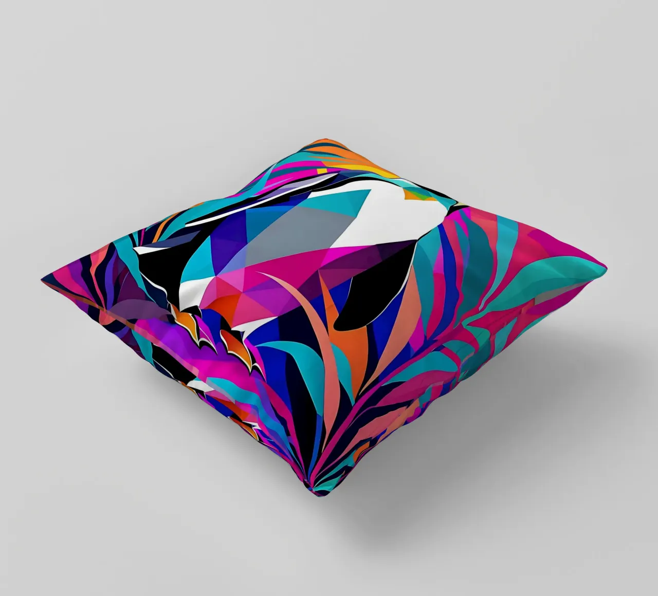 Pinguino_Stil_E_1 cuscino da Tierisch bunt by LK
