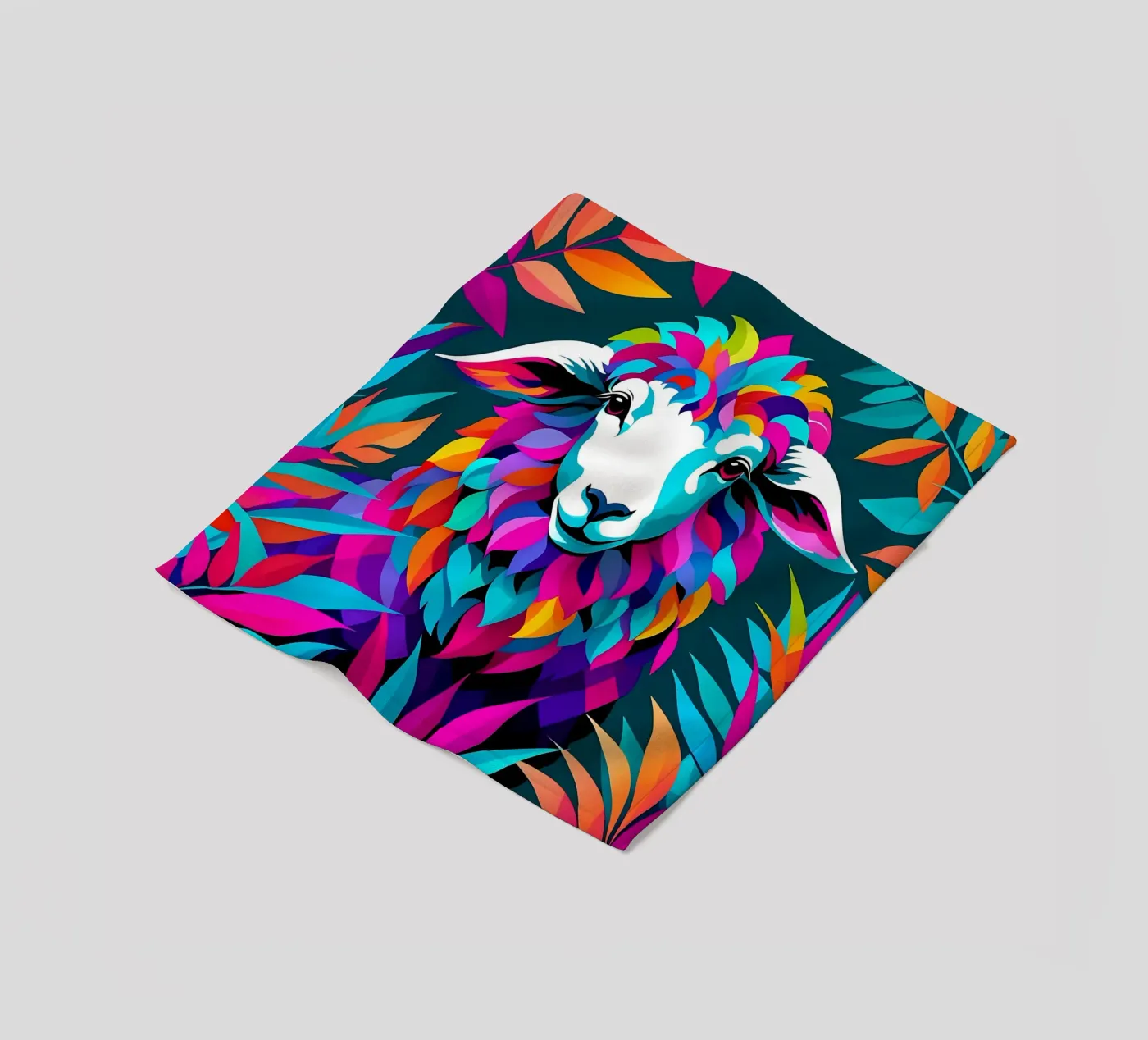 Schaf_Stil_E_1 Fleecedecke von Tierwelten by LK