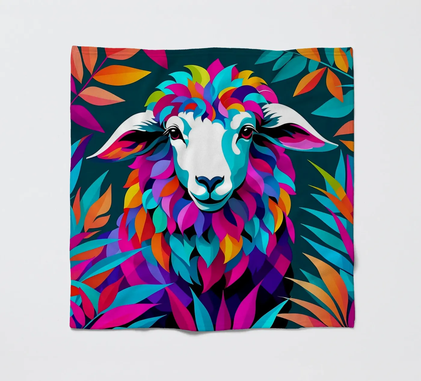 Schaf_Stil_E_1 Fleecedecke von Tierwelten by LK