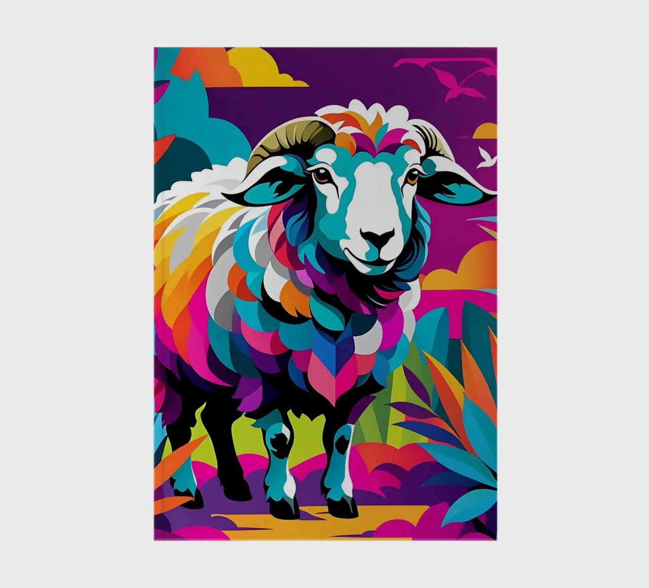 Sheep_Style_E_2 notebook by Tierisch bunt by LK