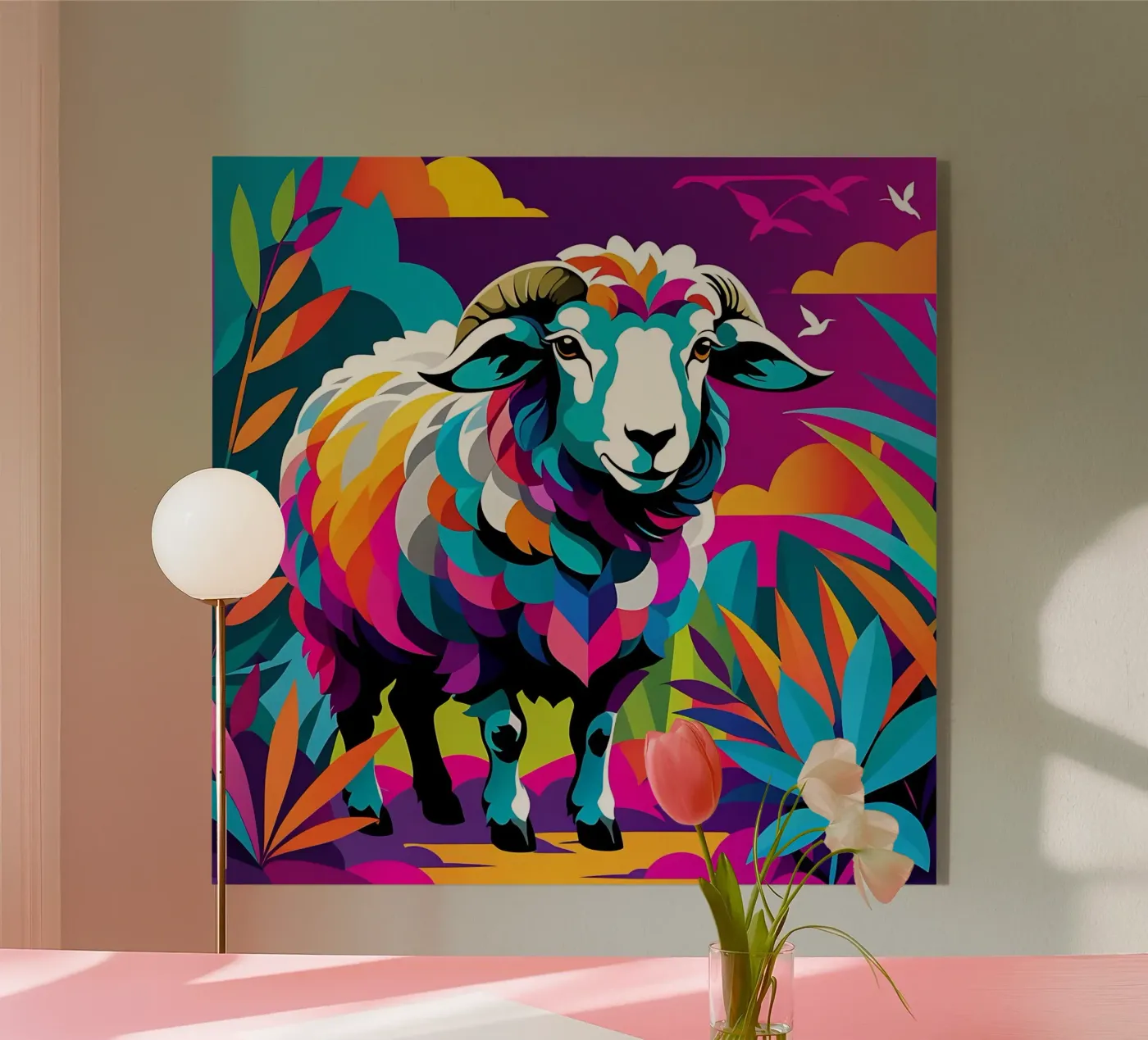 Pecora_Stile_E_2 plexiglass da Tierisch bunt by LK