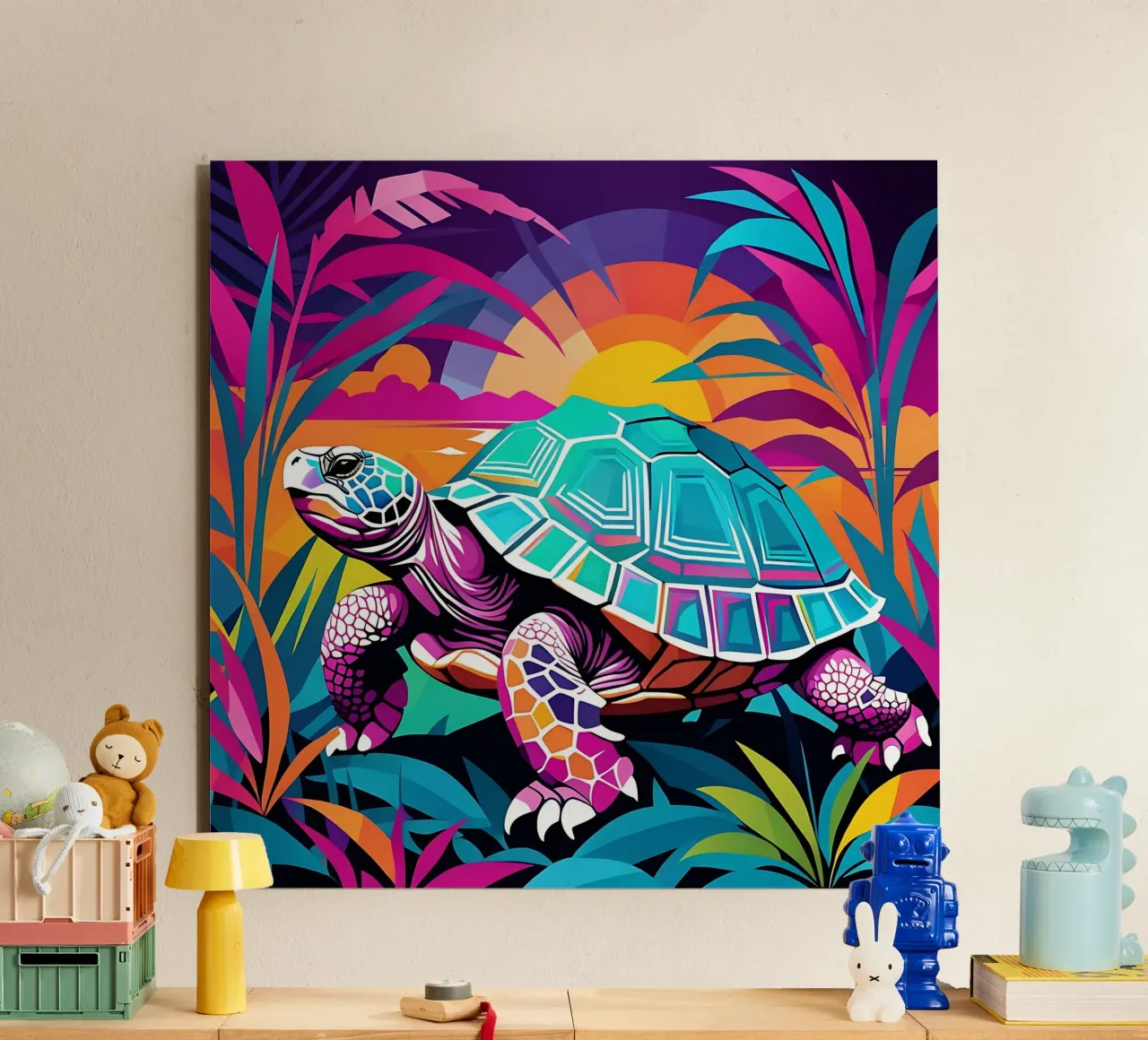 Schildpad_stijl_E_1 forex-plaat van Tierisch bunt by LK