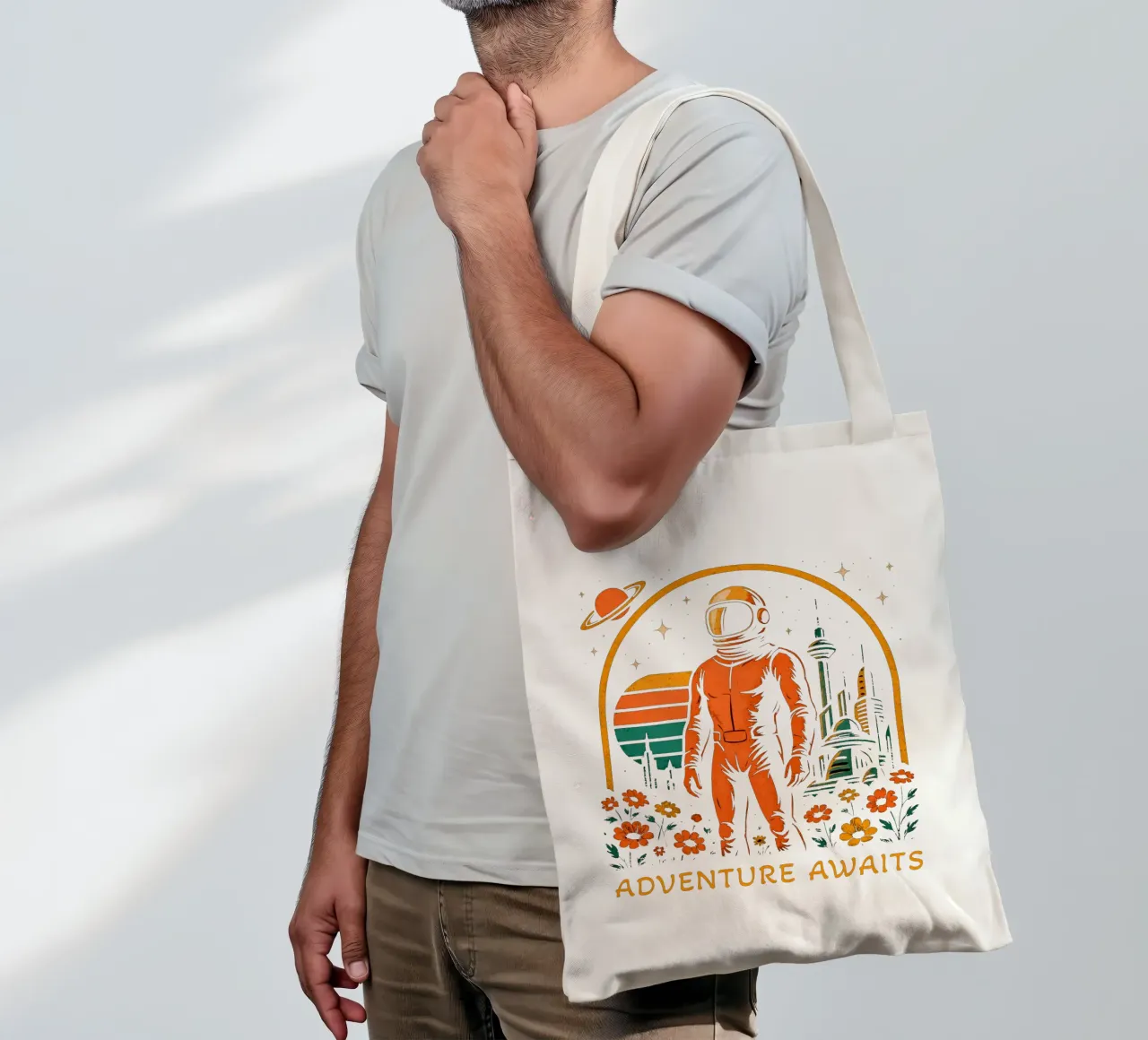 L'avventura ci aspetta borsa in juta da Taudalpoi