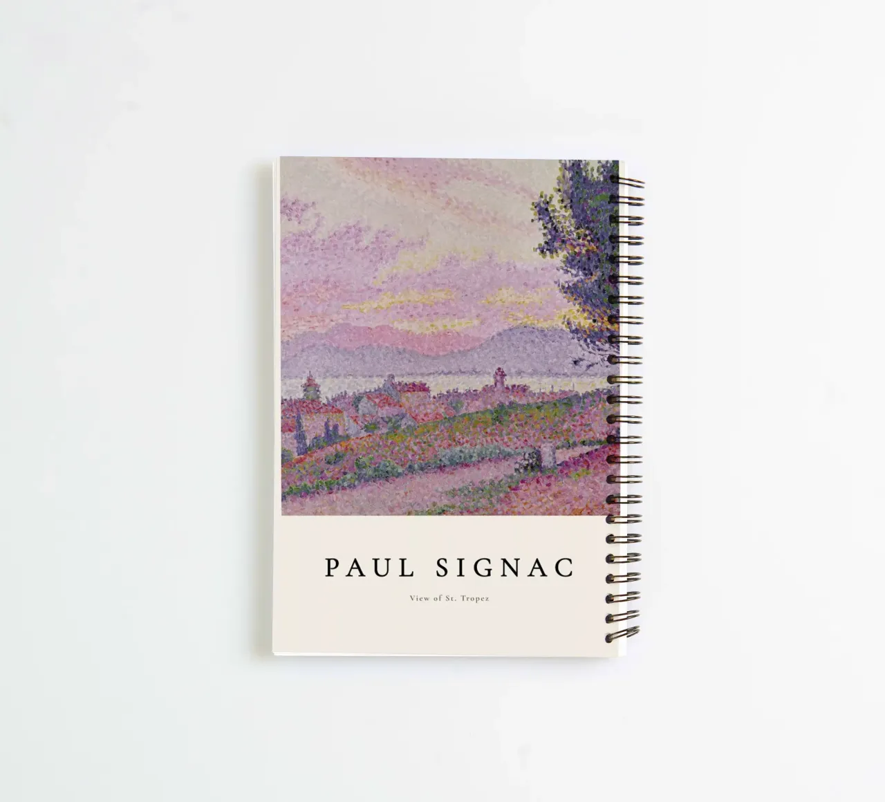 Signac - View of St. Tropez spiral notebook by ARTOTHEK