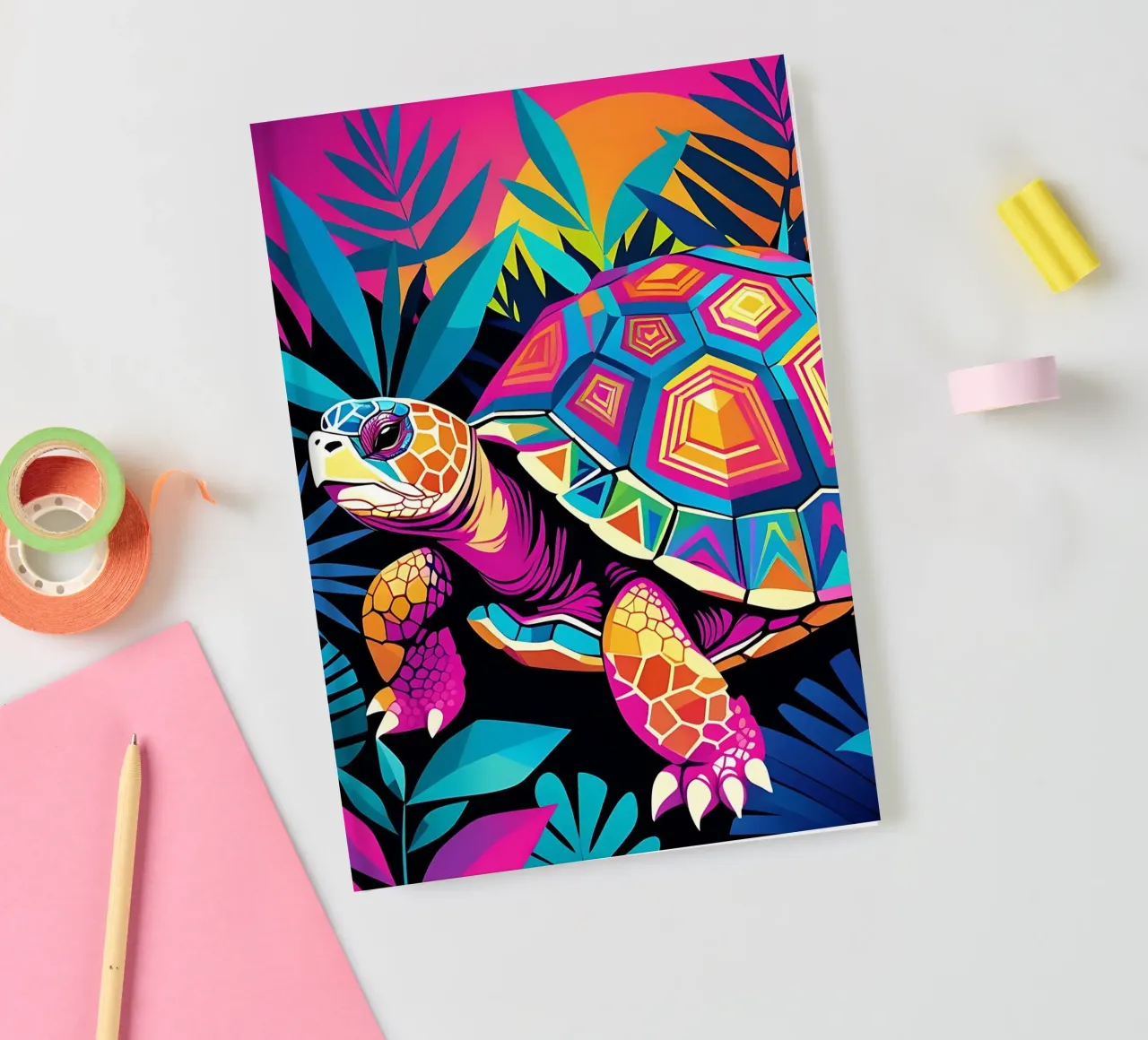 Turtle_style_E_2 notebook by Tierisch bunt by LK