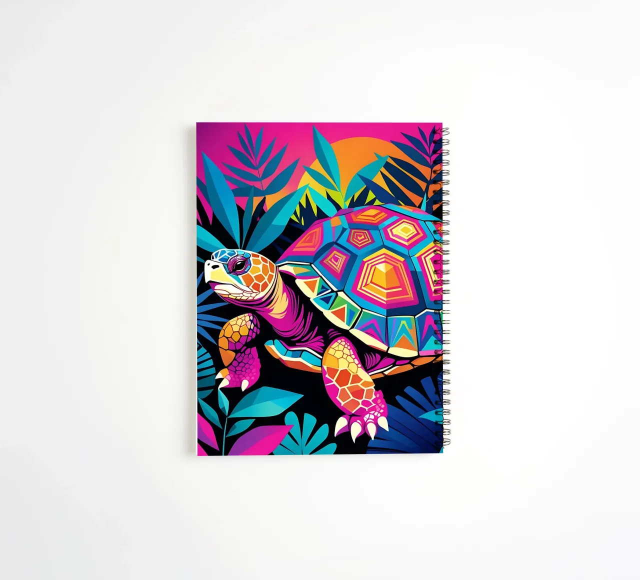 Turtle_style_E_2 spiral notebook by Tierisch bunt by LK