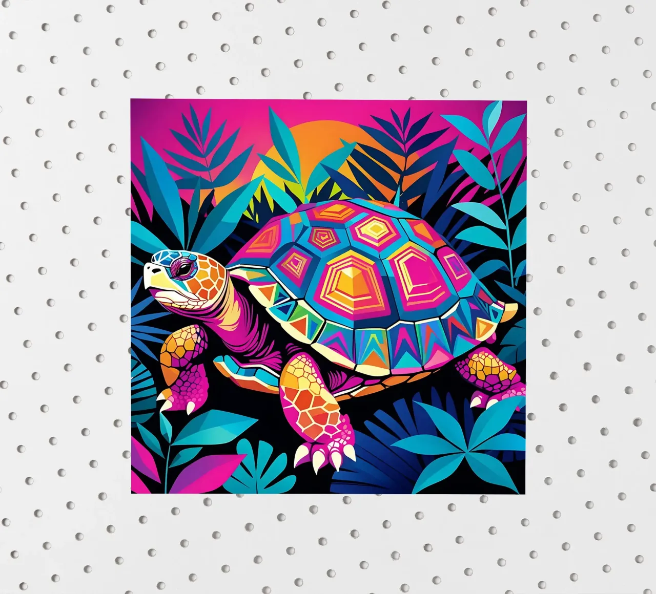 Turtle_style_E_2 sticker by Tierisch bunt by LK