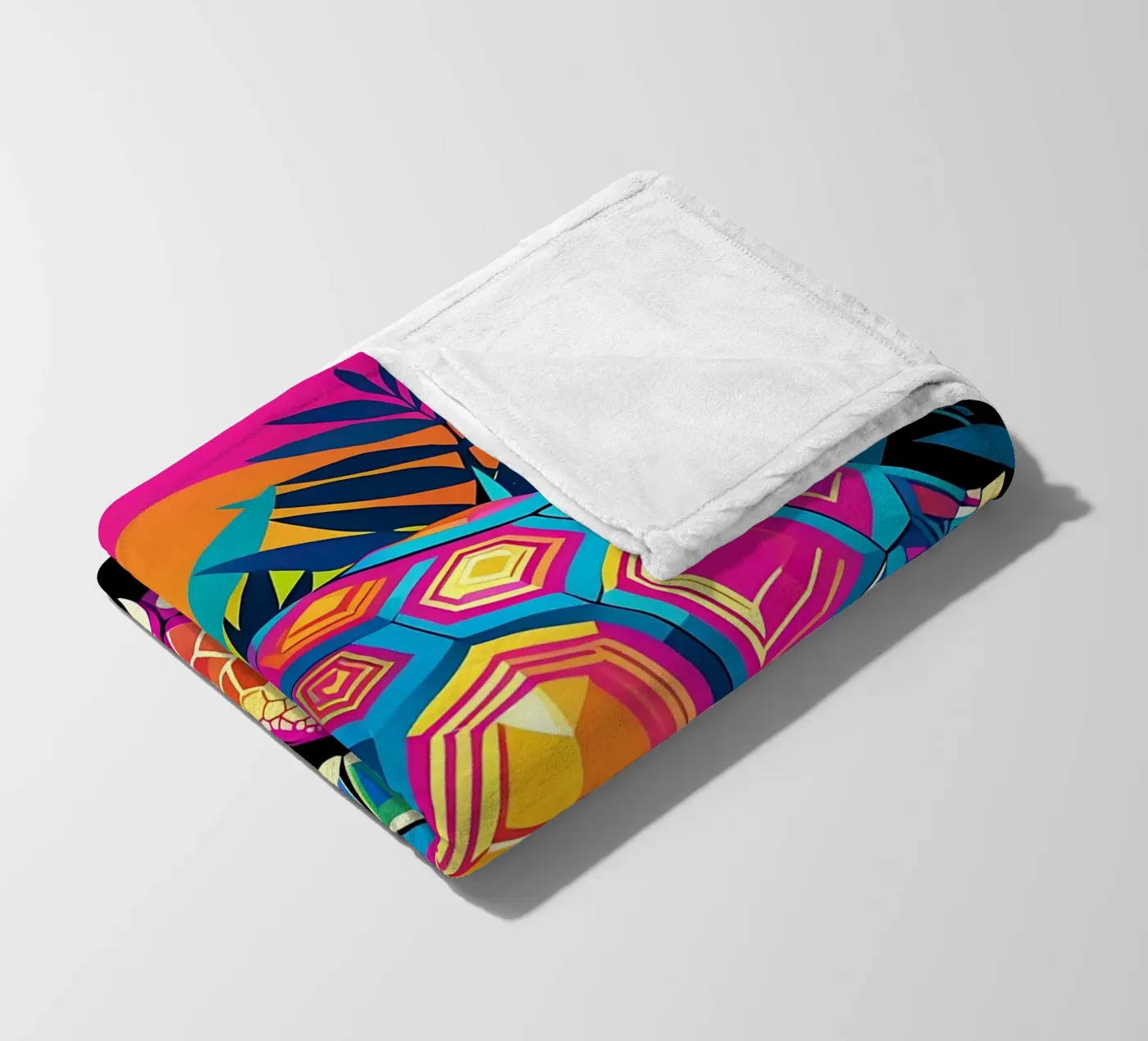 Stile_tartaruga_E_2 coperta in pile da Tierisch bunt by LK