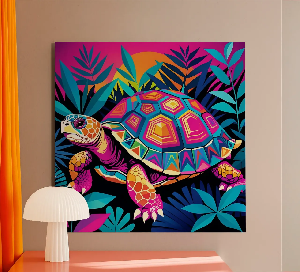 Turtle_style_E_2 alu-dibond by Tierisch bunt by LK