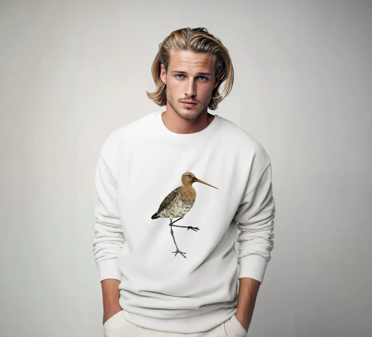 Tordo bottaccio dalla coda nera felpa da BwiseLizzy