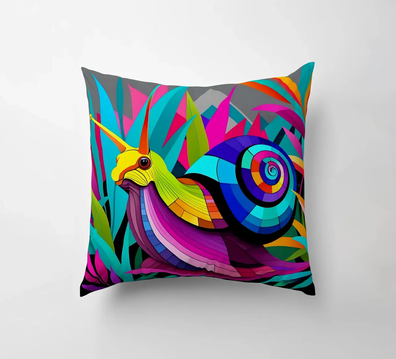 Stile_lumaca_E_1 cuscino da Tierisch bunt by LK