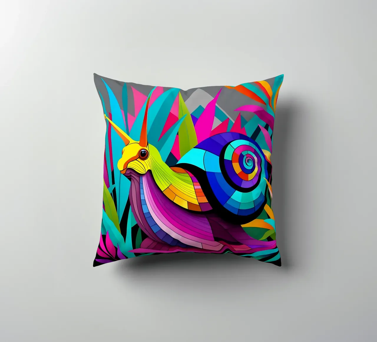 Stile_lumaca_E_1 cuscino da Tierisch bunt by LK