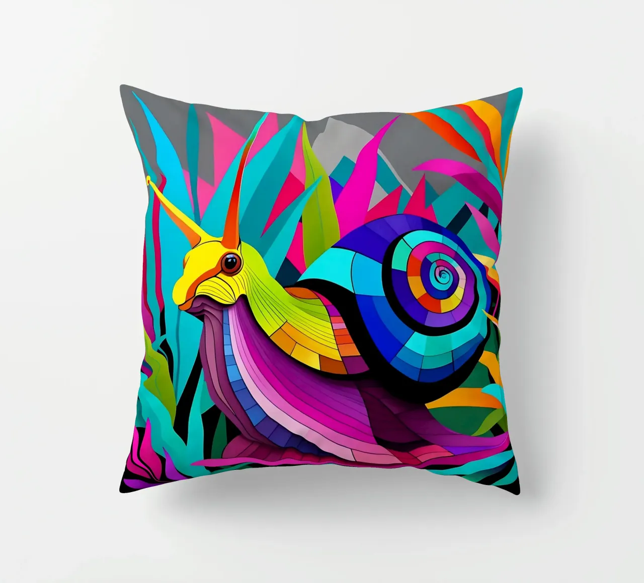 Stile_lumaca_E_1 cuscino da Tierisch bunt by LK