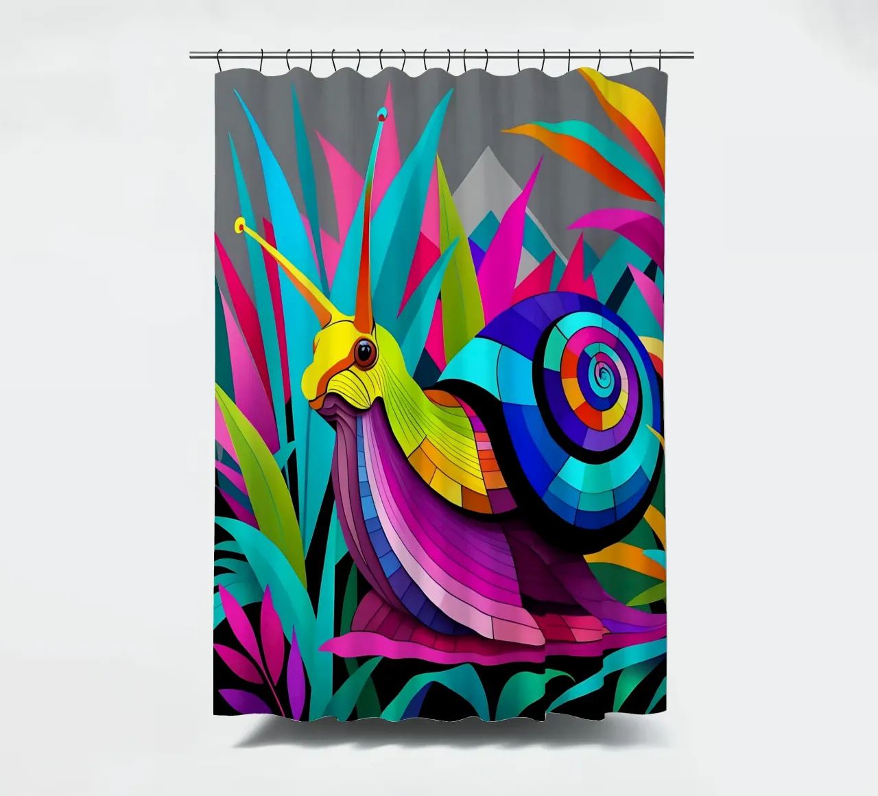 Stile_lumaca_E_1 tenda da doccia da Tierisch bunt by LK