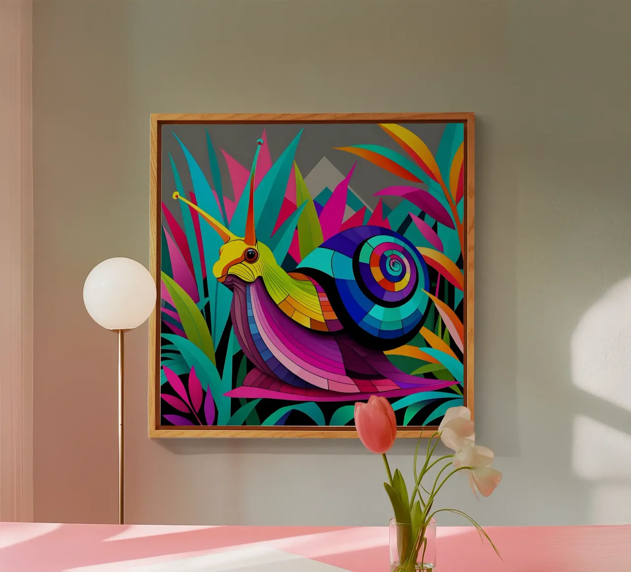 Stile_lumaca_E_1 plexiglass da Tierisch bunt by LK