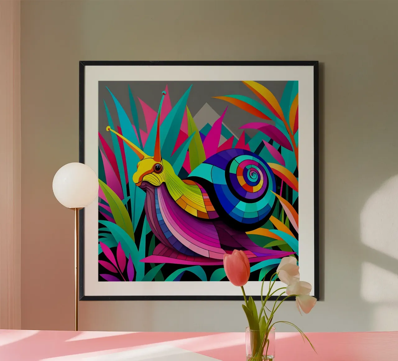 Stile_lumaca_E_1 poster da Tierisch bunt by LK