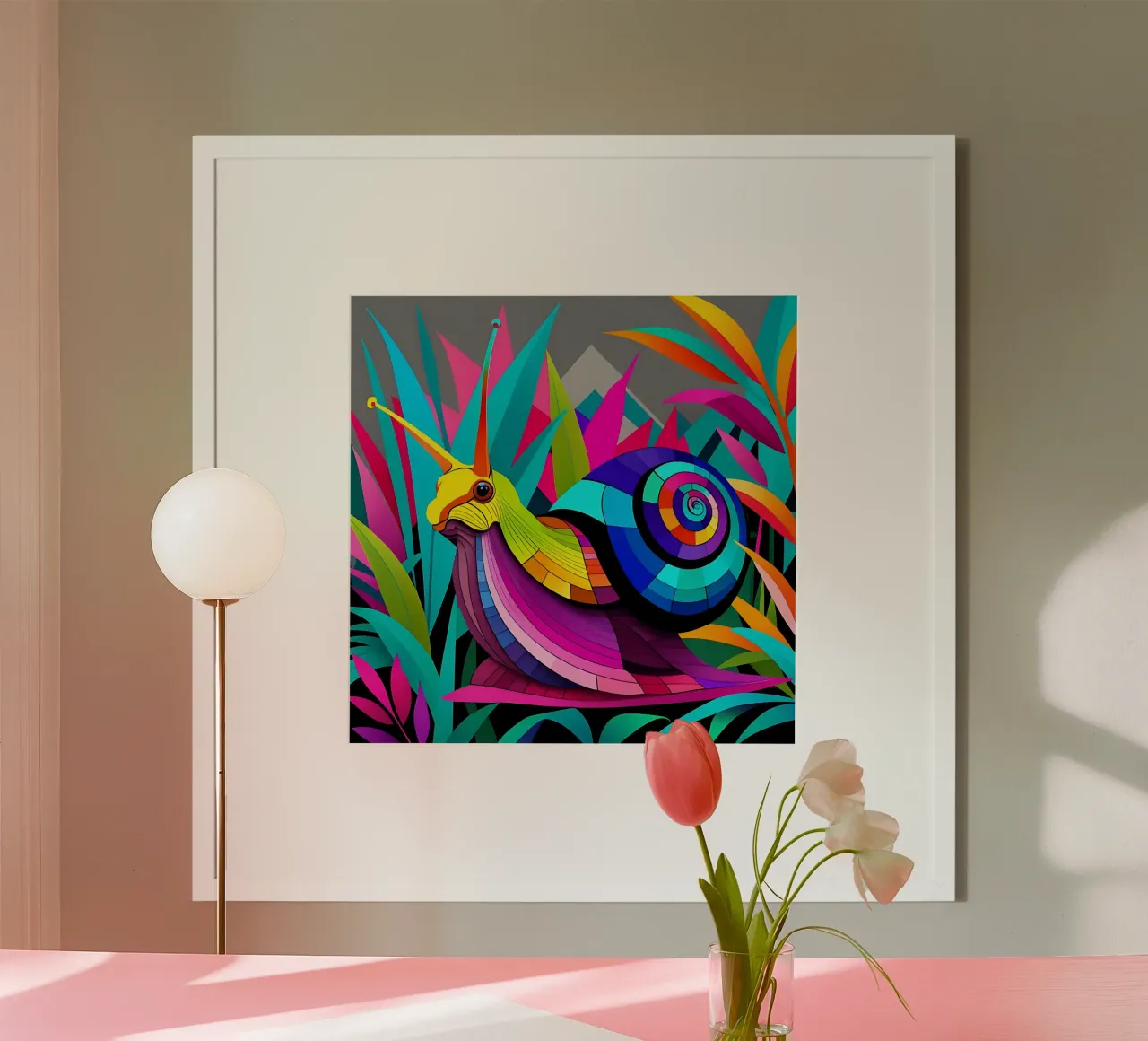 Stile_lumaca_E_1 poster da Tierisch bunt by LK