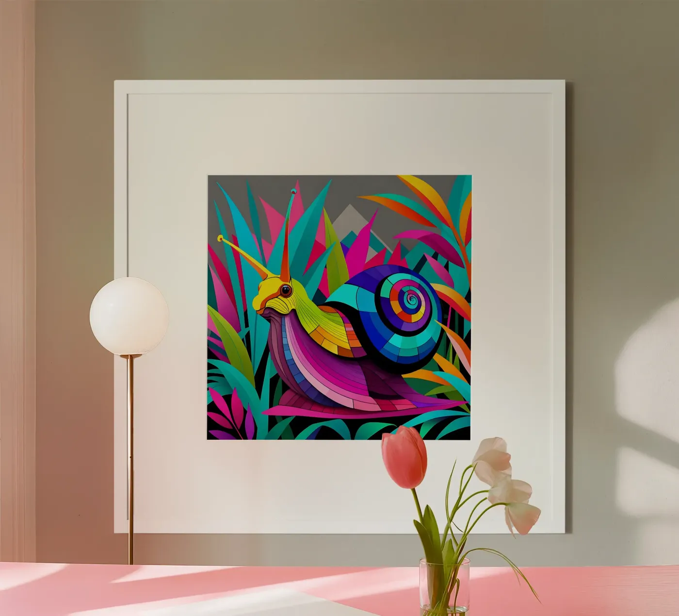 Stile_lumaca_E_1 poster da Tierisch bunt by LK