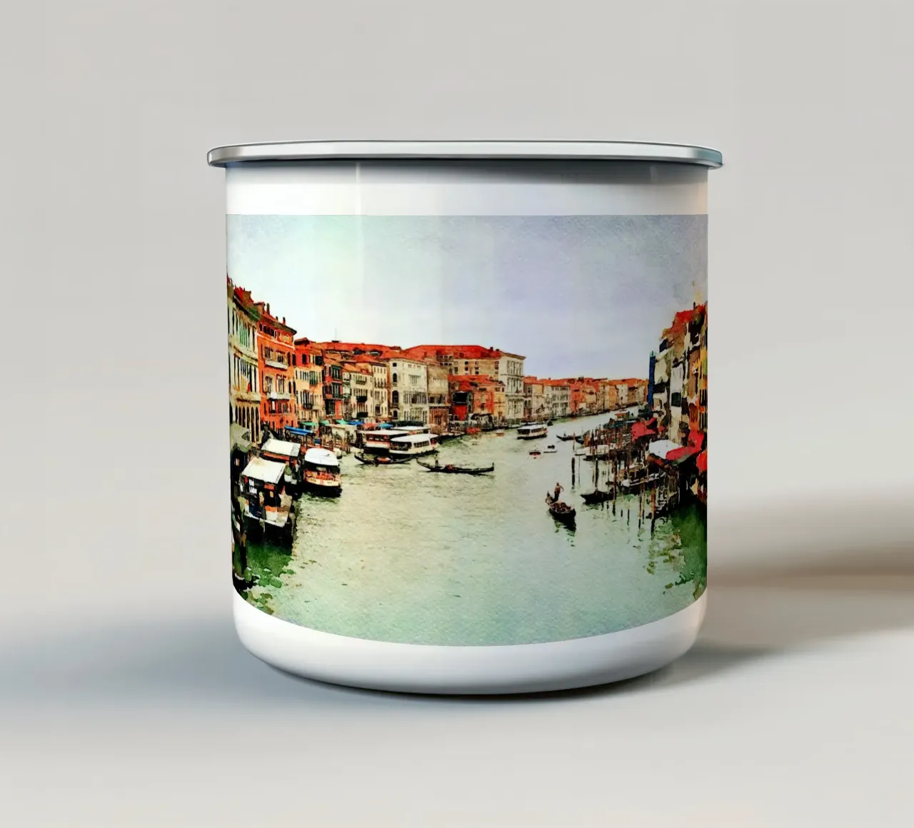 Venezia tazza in smalto da Massimo Frascogna
