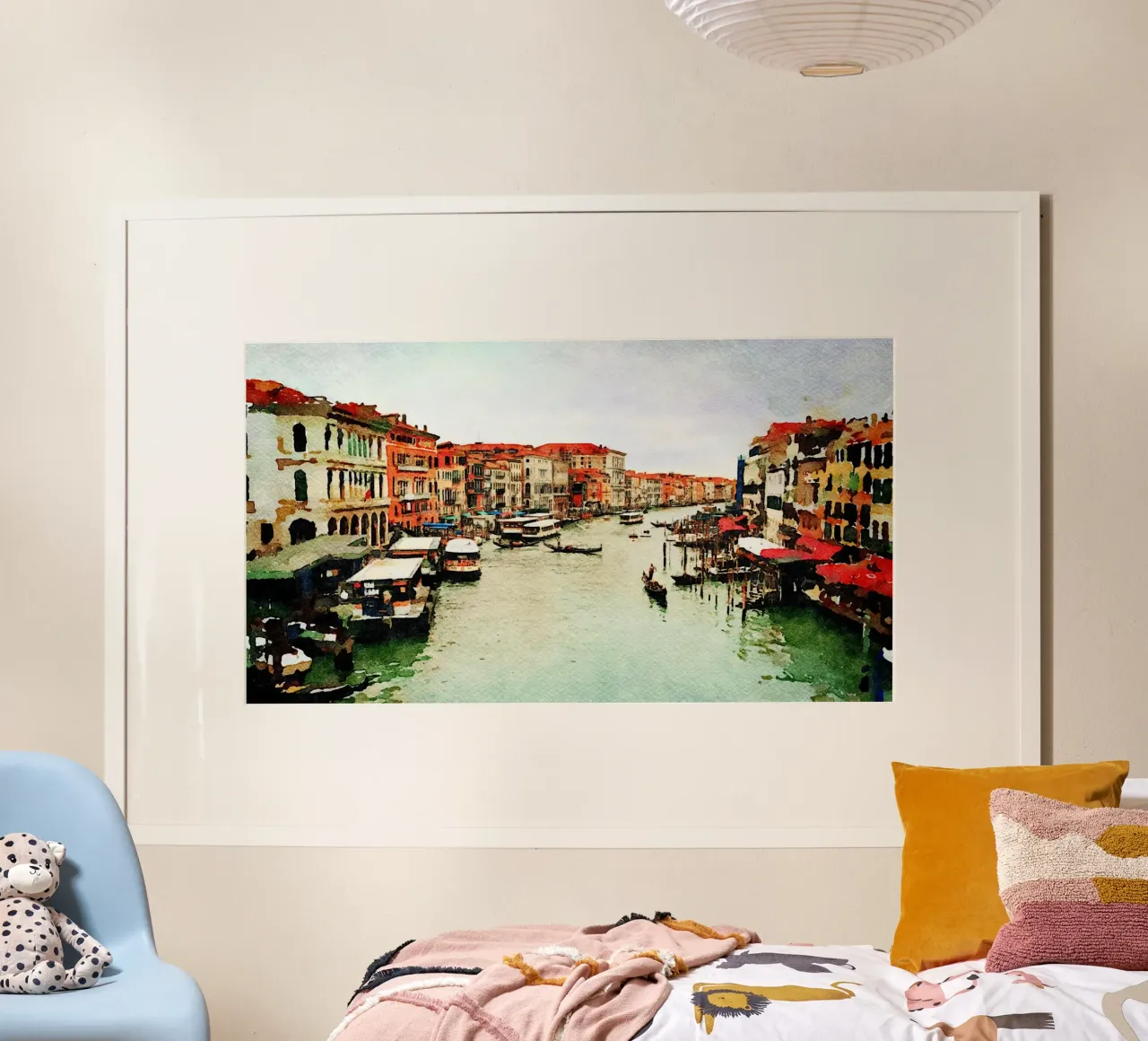 Venezia poster con telaio in alluminio da Massimo Frascogna