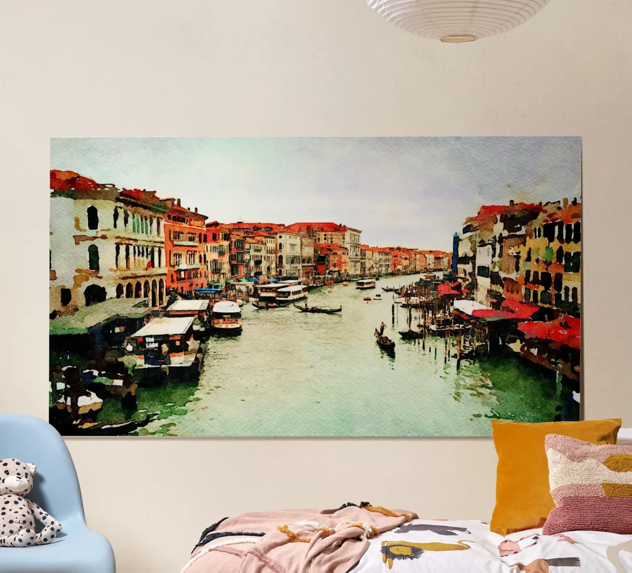 Venezia poster con telaio in alluminio da Massimo Frascogna