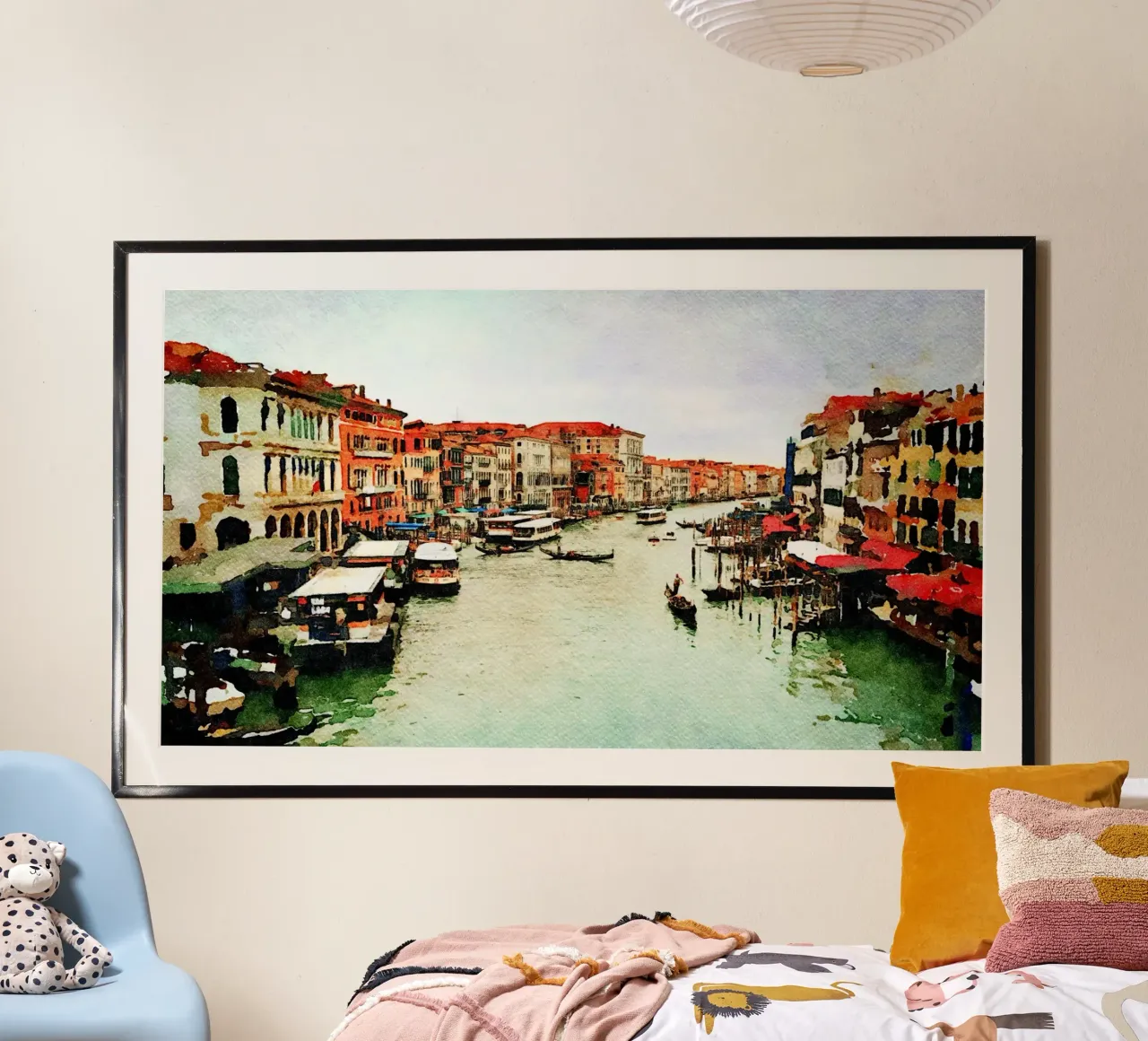 Venezia poster con telaio in alluminio da Massimo Frascogna