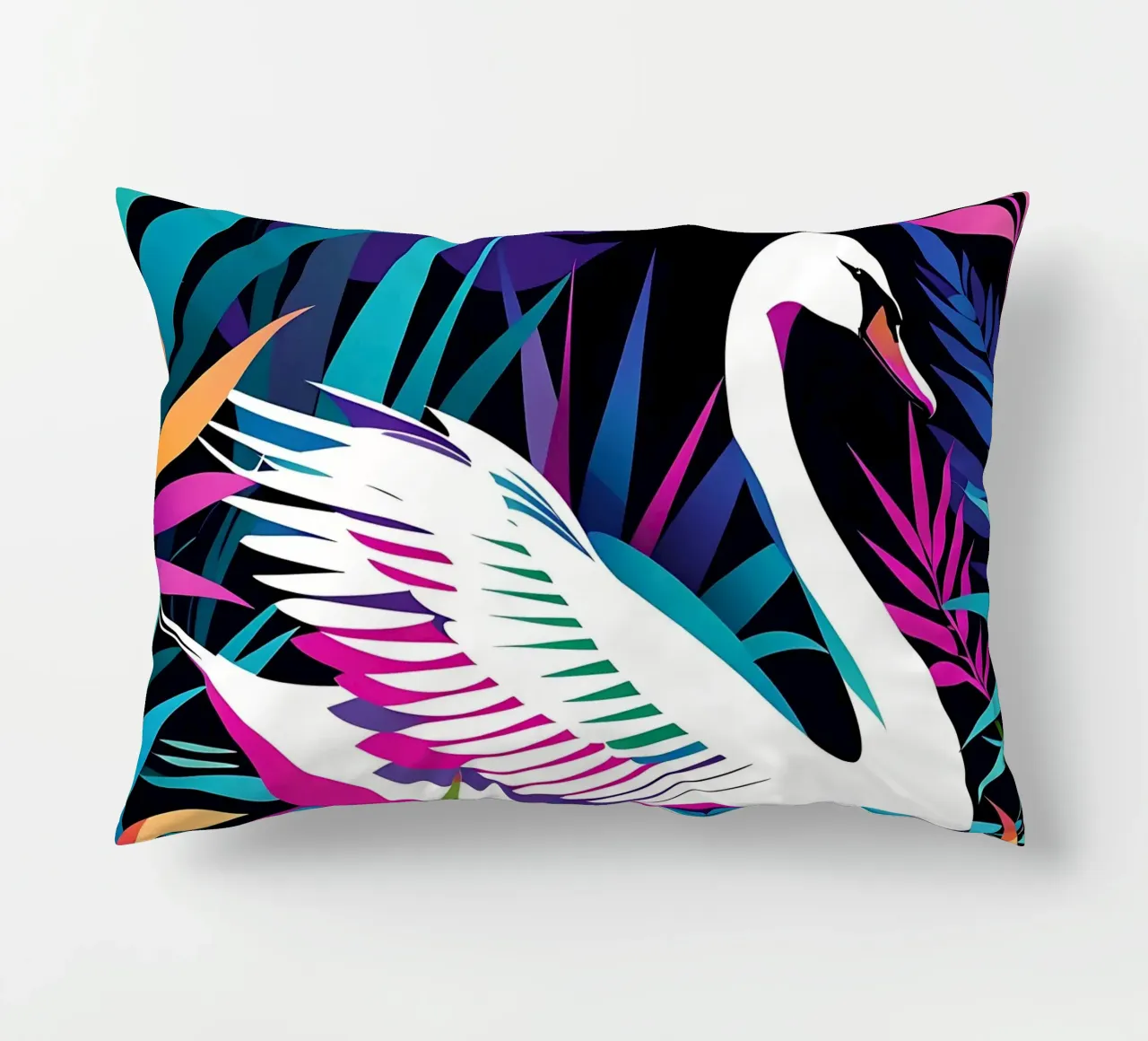 Stile_cigno_E_1 cuscino da Tierisch bunt by LK