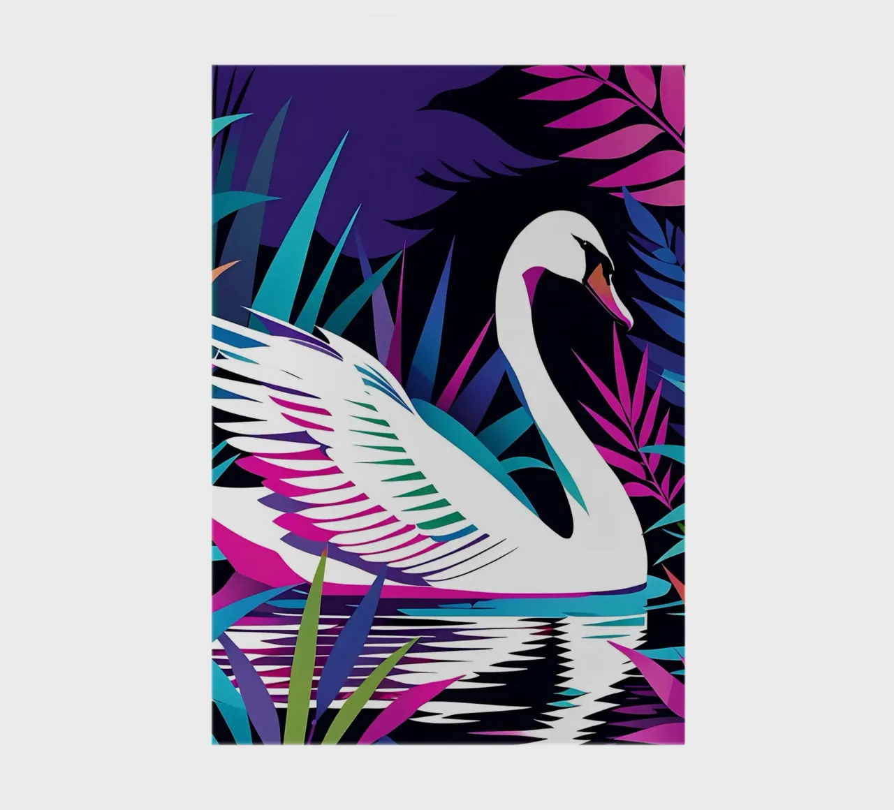 Swan_style_E_1 notebook by Tierisch bunt by LK