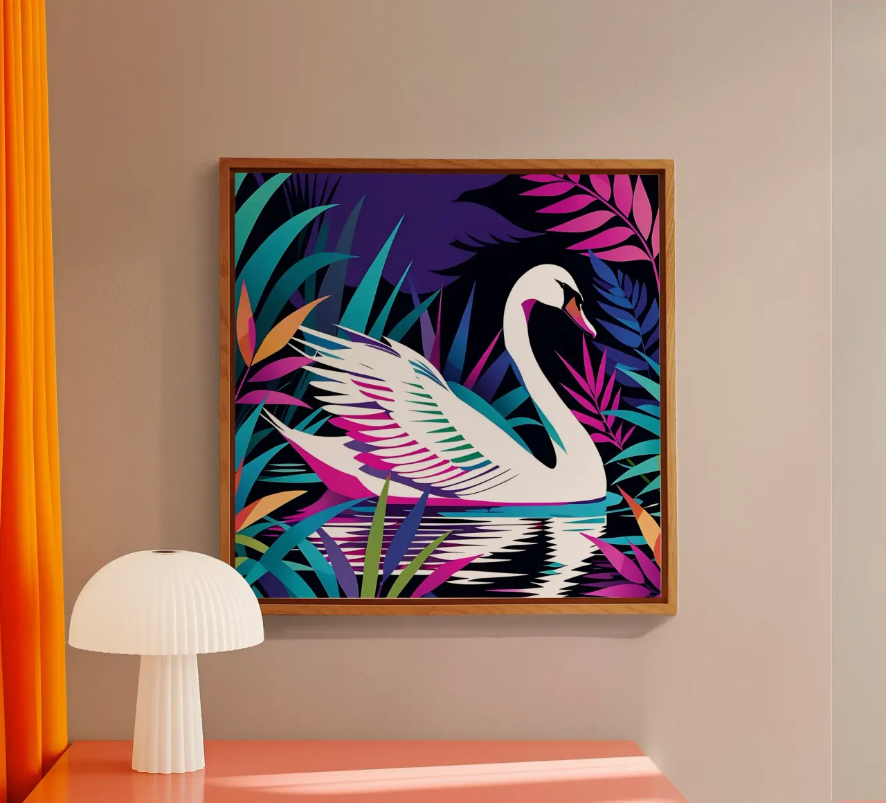 Cisne_estilo_E_1 metacrilato de Tierisch bunt by LK