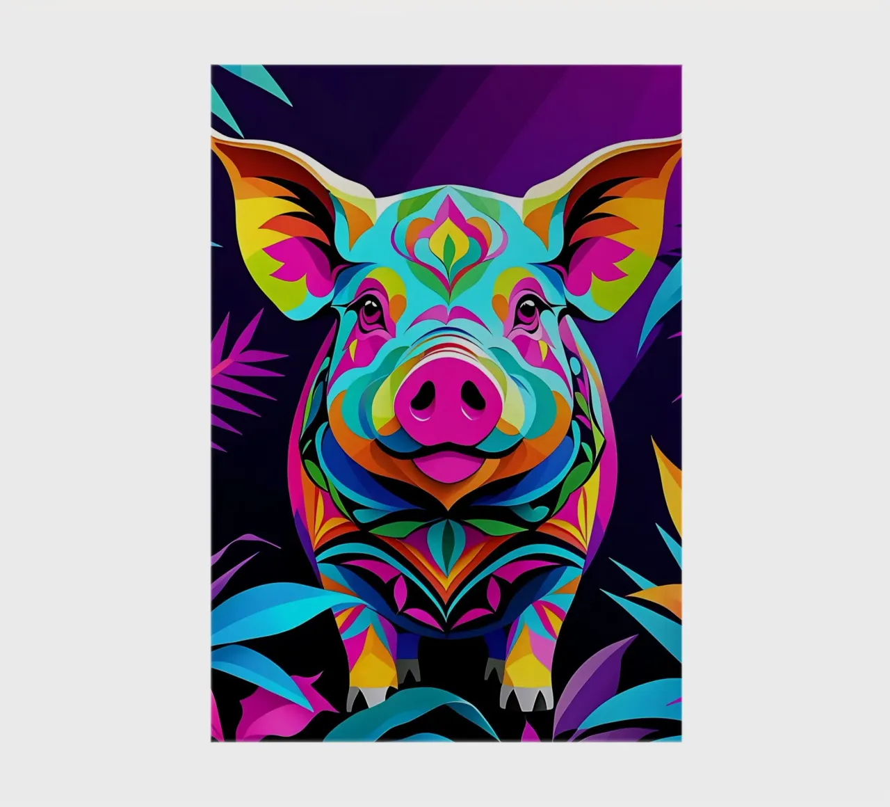Pig_Style_E_1 notebook by Tierisch bunt by LK