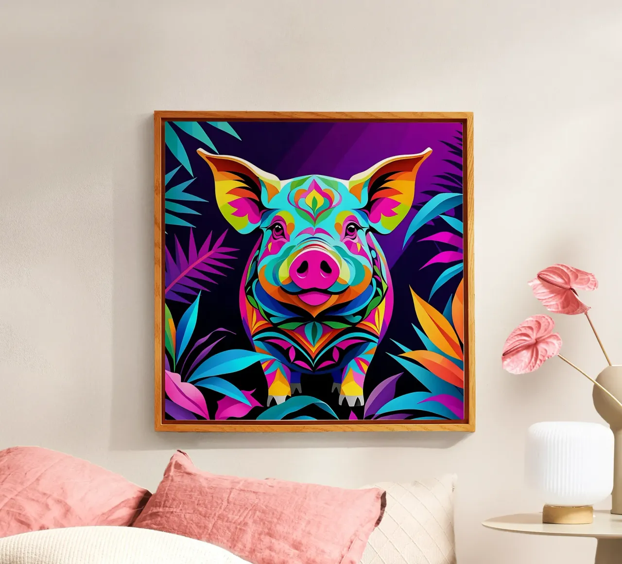 Stile_maiale_E_1 plexiglass da Tierisch bunt by LK