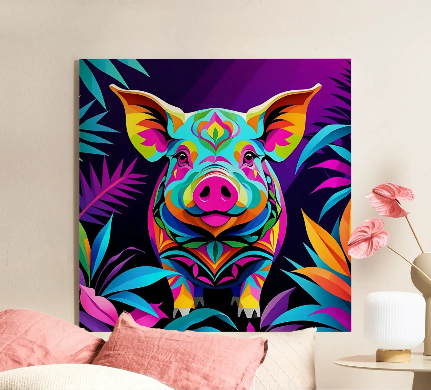 Pig_Style_E_1 plexiglas de Tierisch bunt by LK