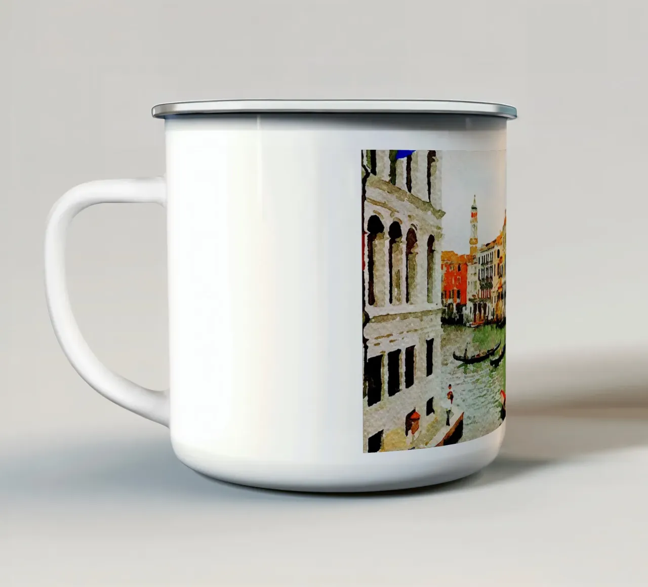 Venezia tazza in smalto da Massimo Frascogna