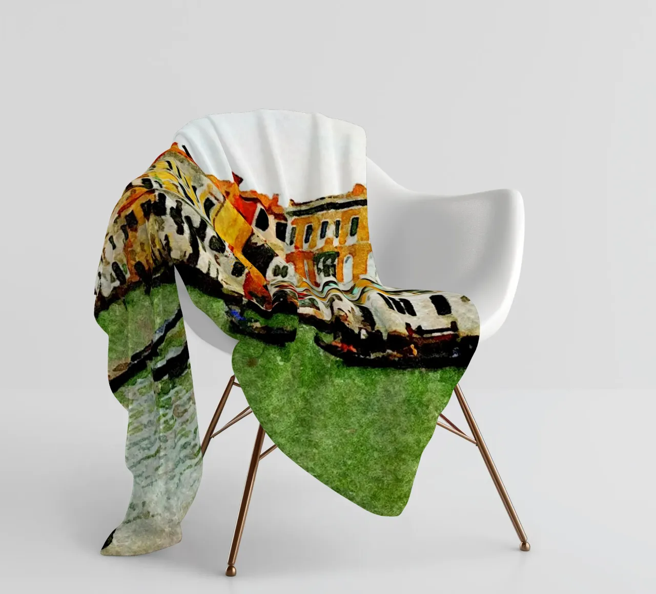 Venice Fleecedecke von Massimo Frascogna