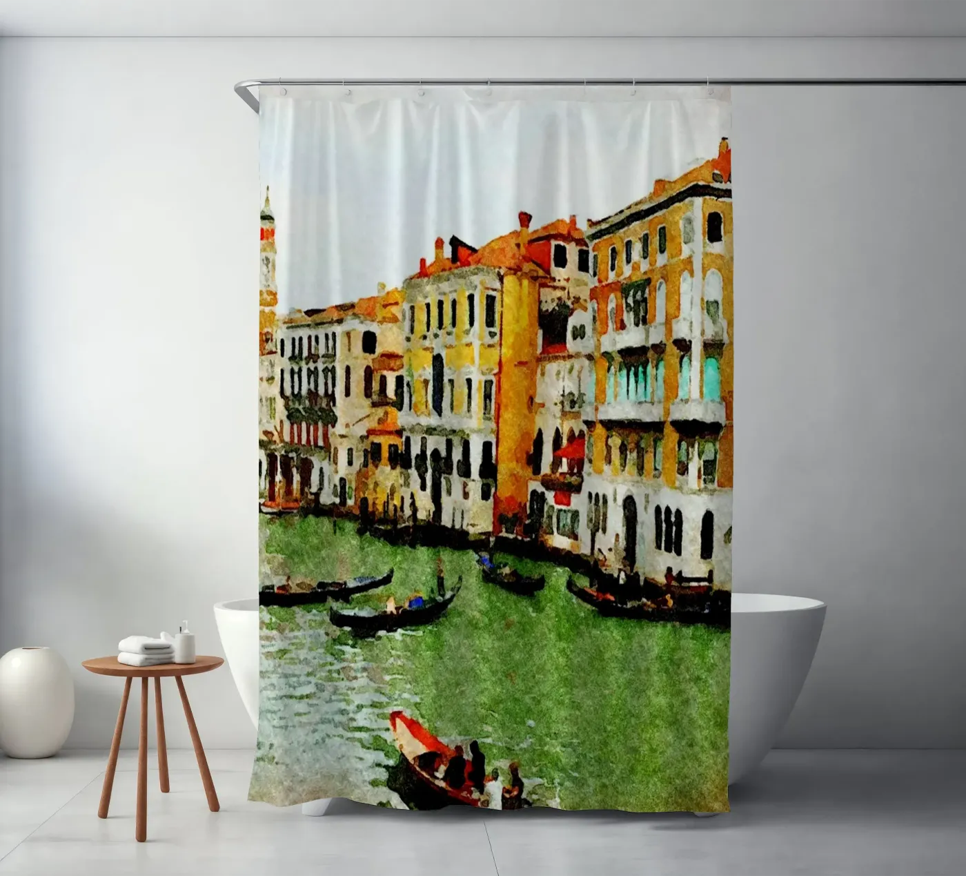 Venedig Duschvorhang von Massimo Frascogna