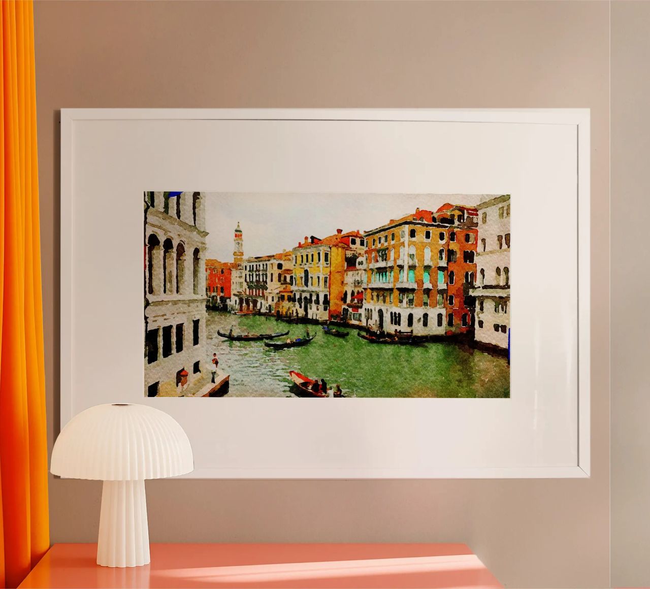 Venedig Poster von Massimo Frascogna