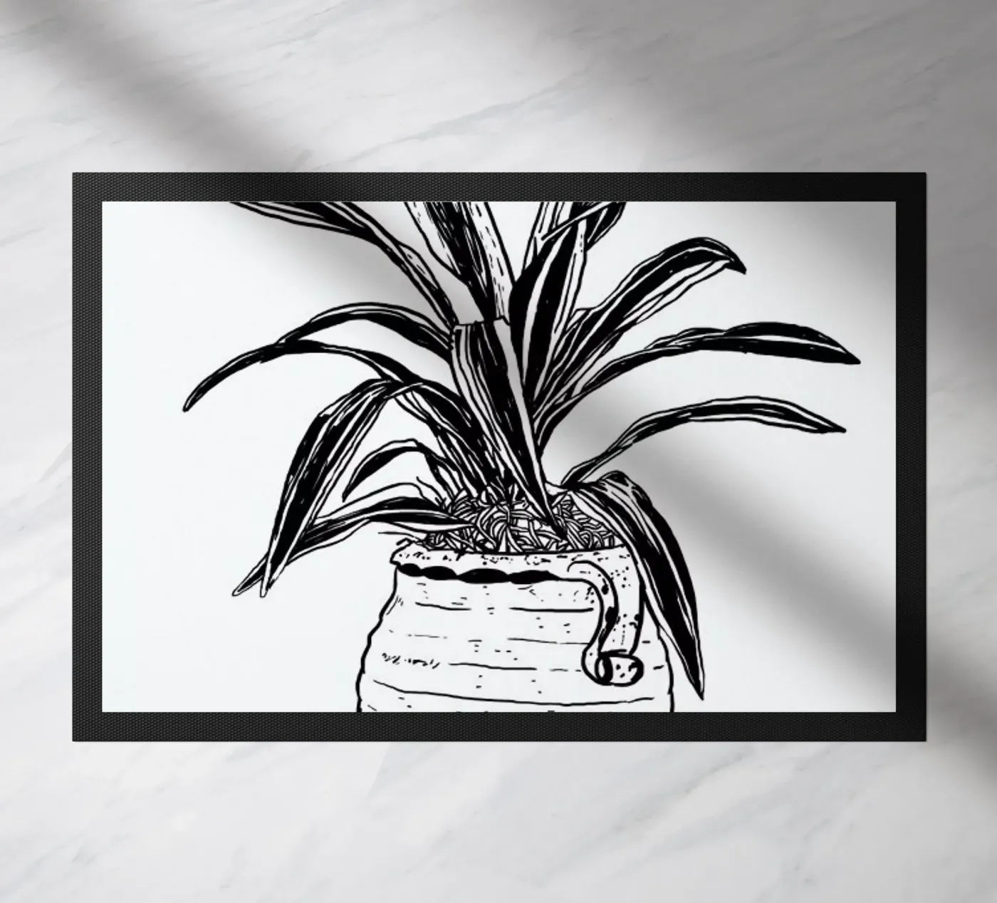 Dracaena doormat by Nick Cocozza