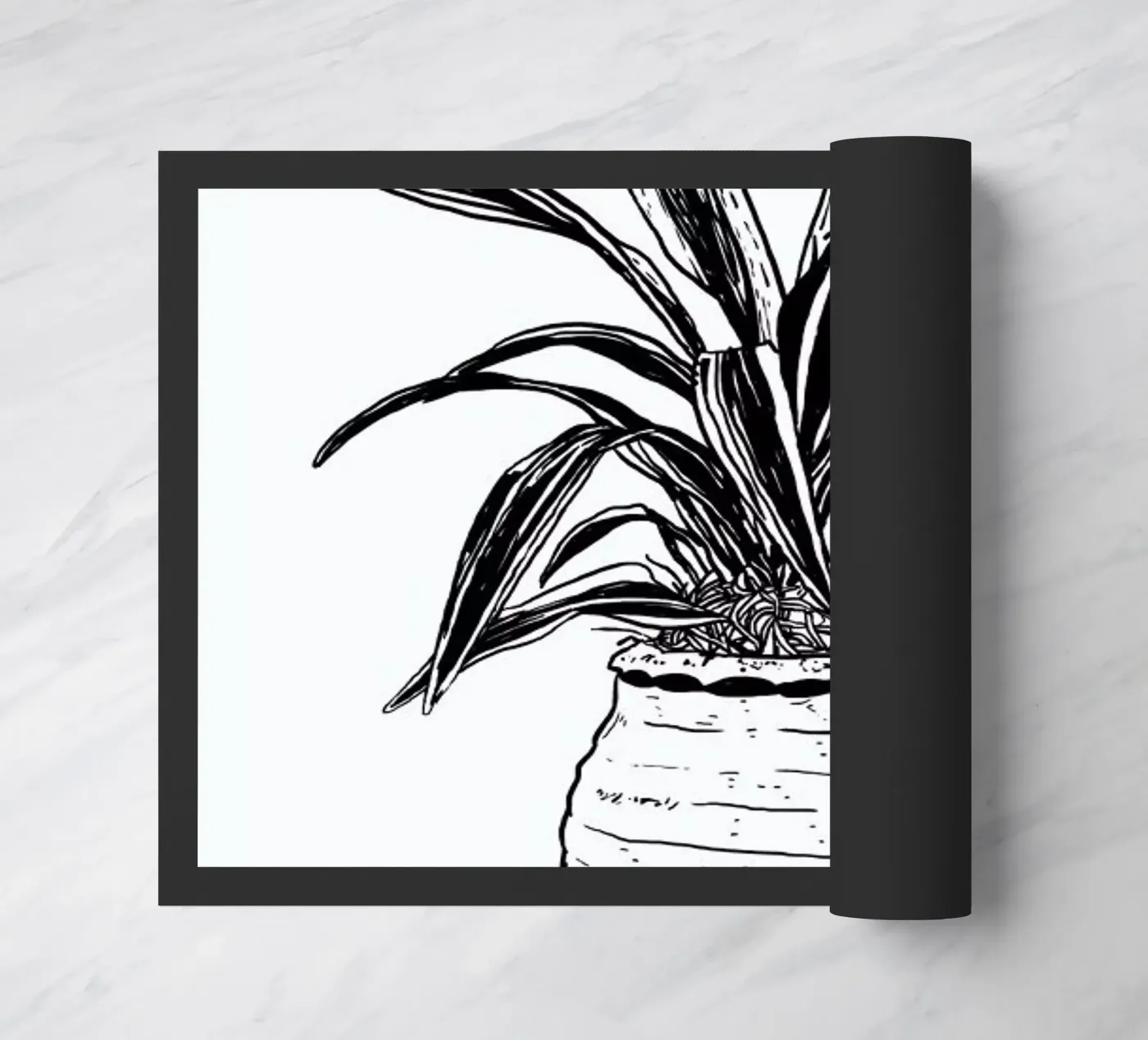 Dracaena doormat by Nick Cocozza