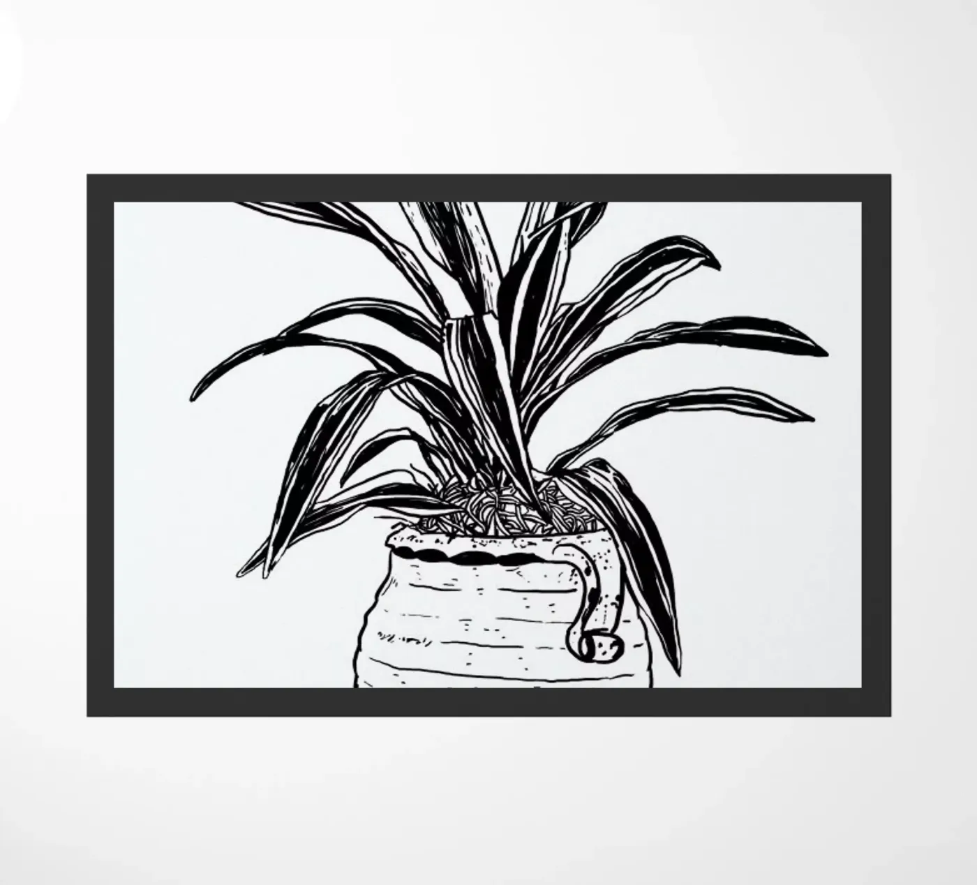 Dracaena doormat by Nick Cocozza
