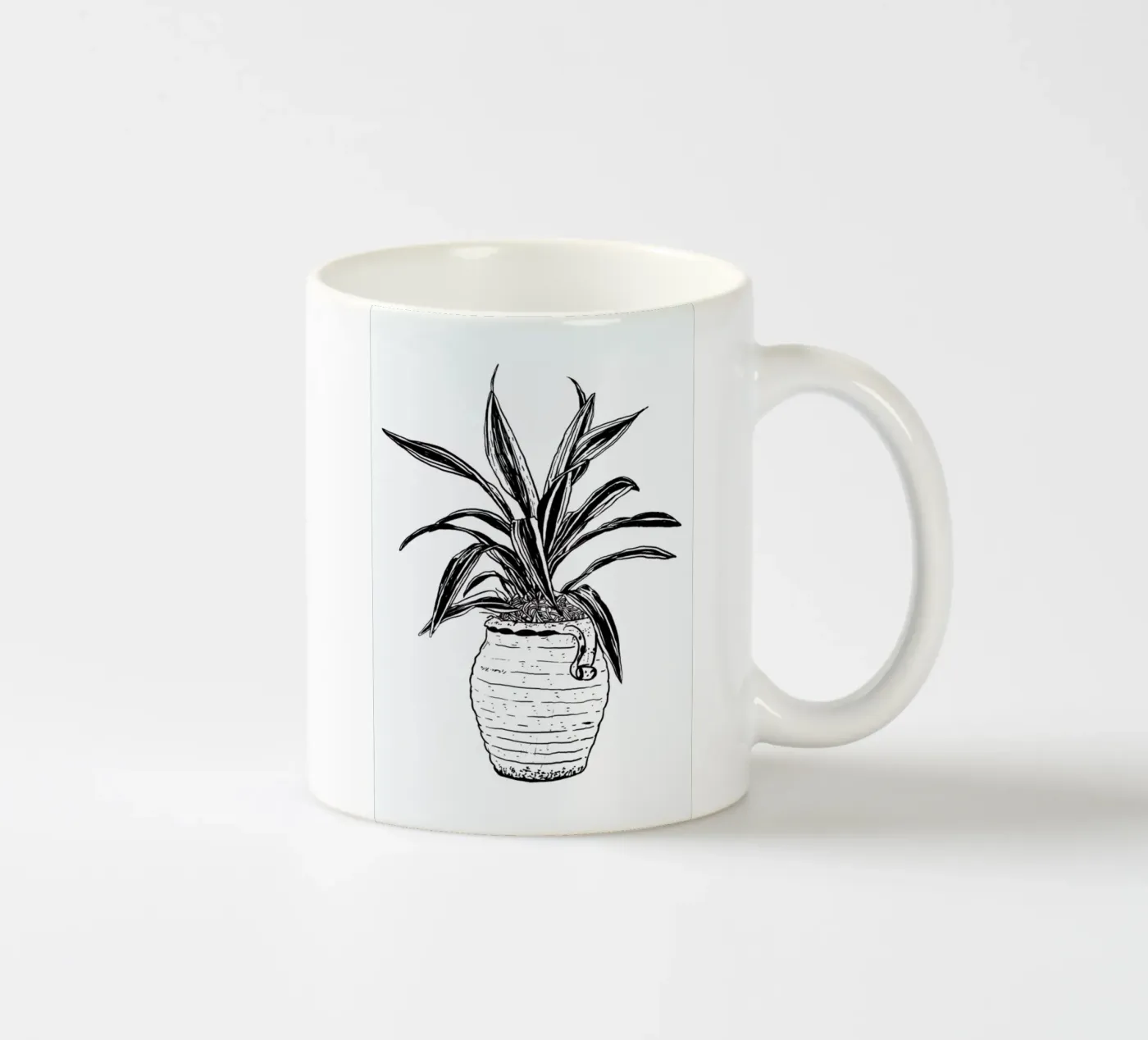 Dracaena ceramic mug by Nick Cocozza