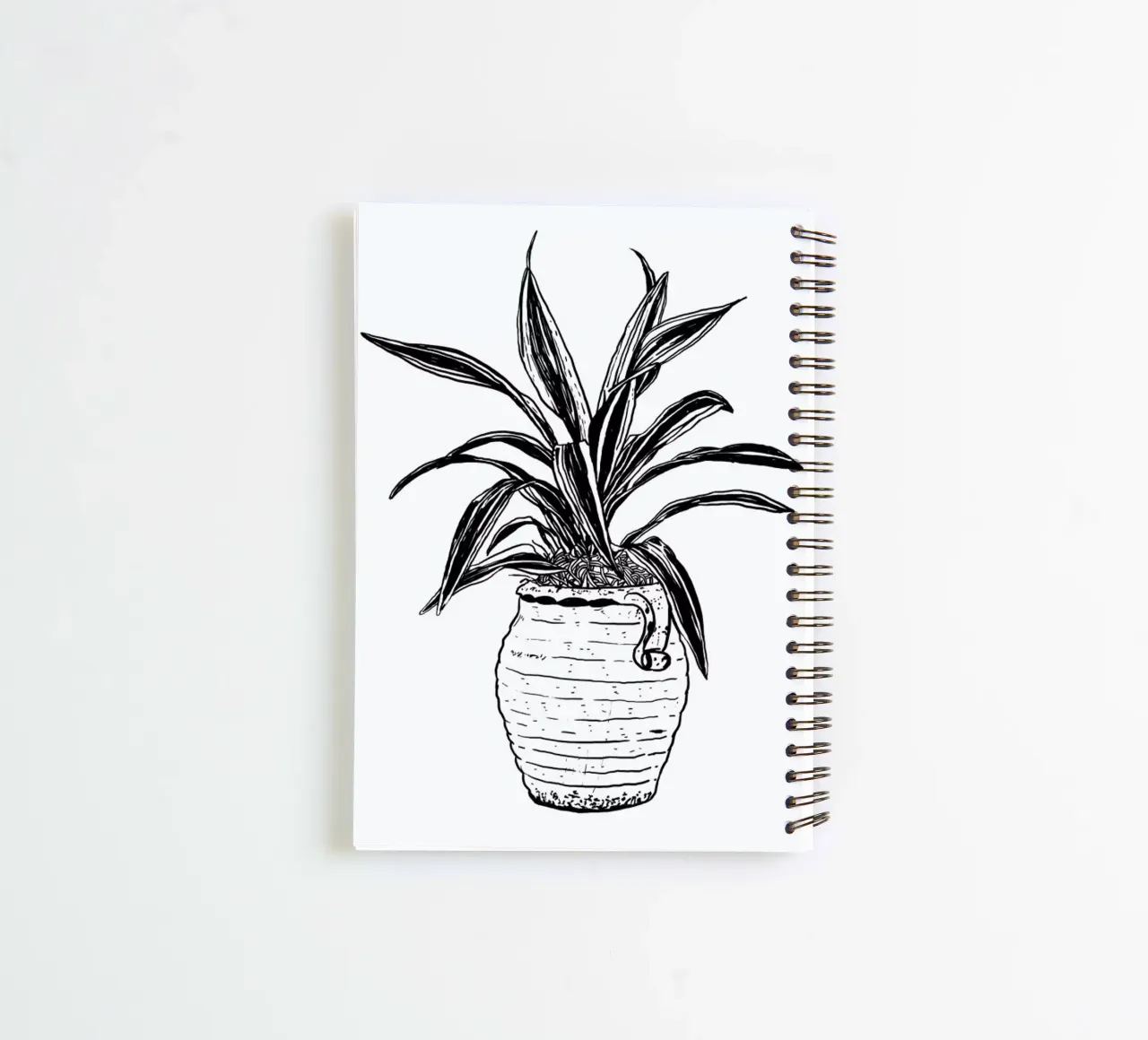 Dracaena spiral notebook by Nick Cocozza