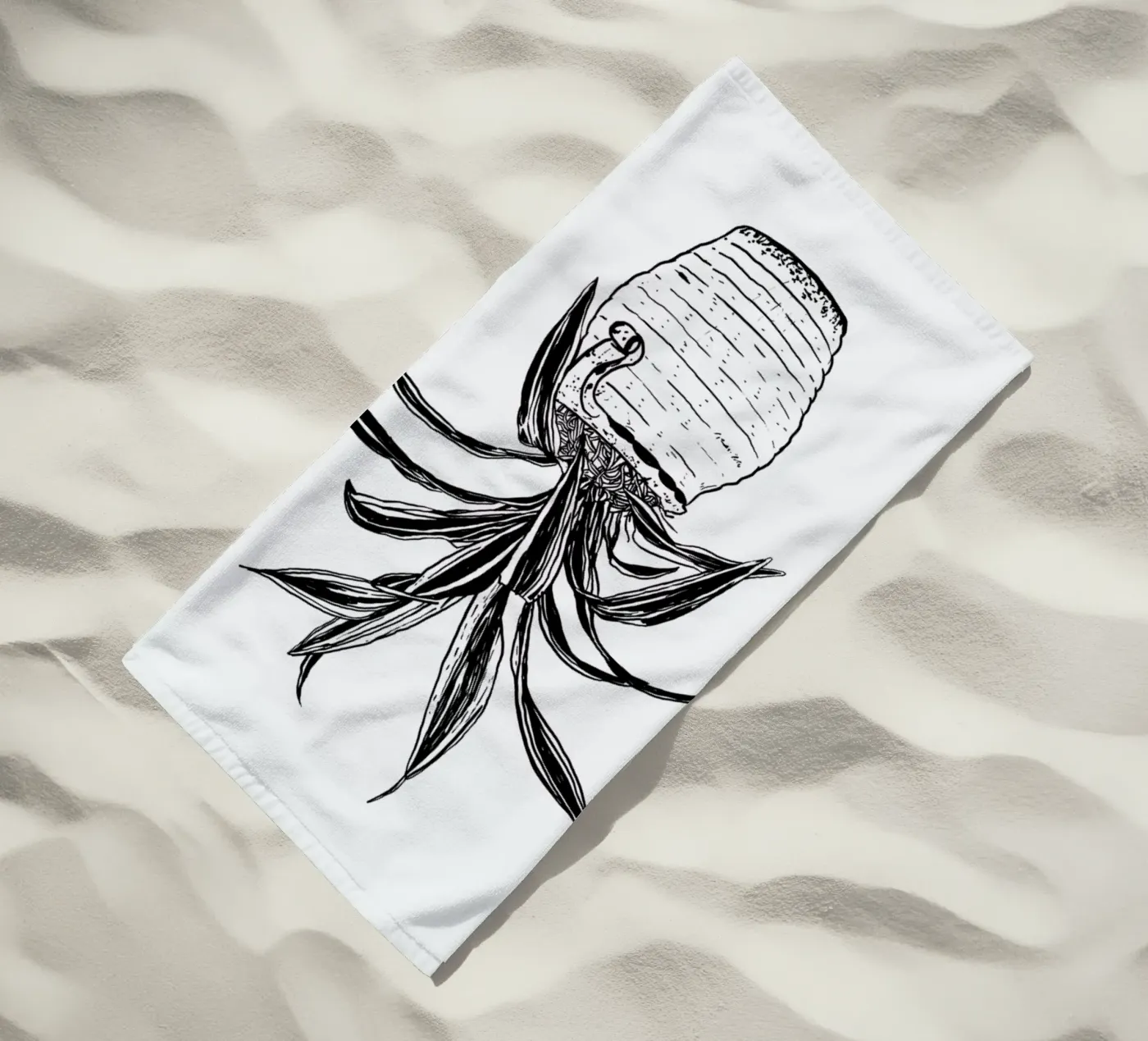 Dracaena strandhanddoek van Nick Cocozza