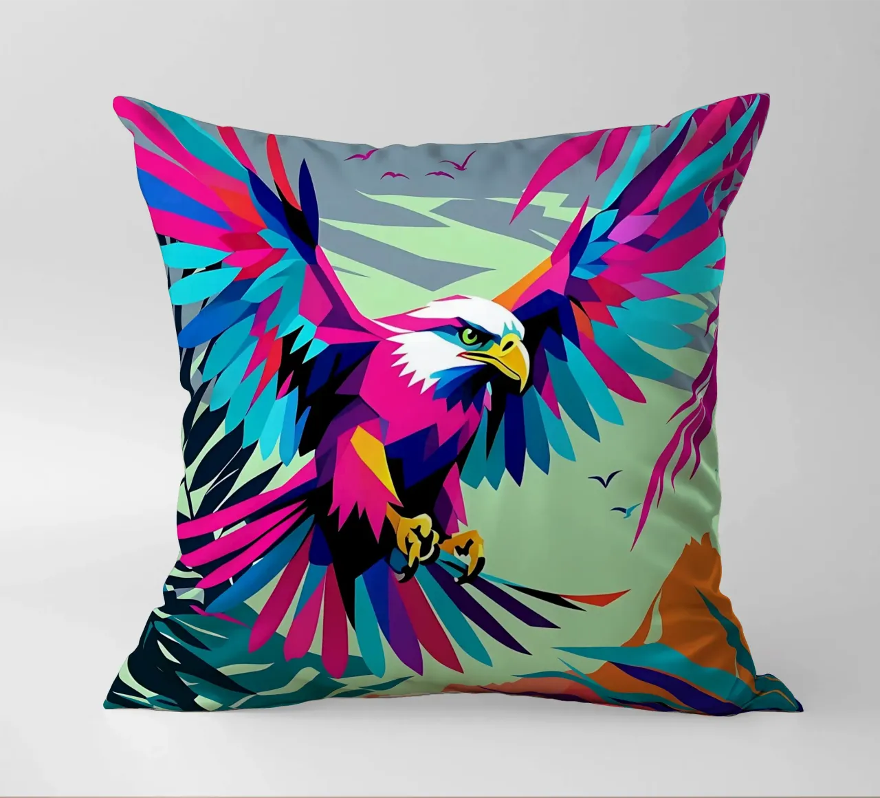 Seeadler_Stil_E_2 cuscino da Tierisch bunt by LK