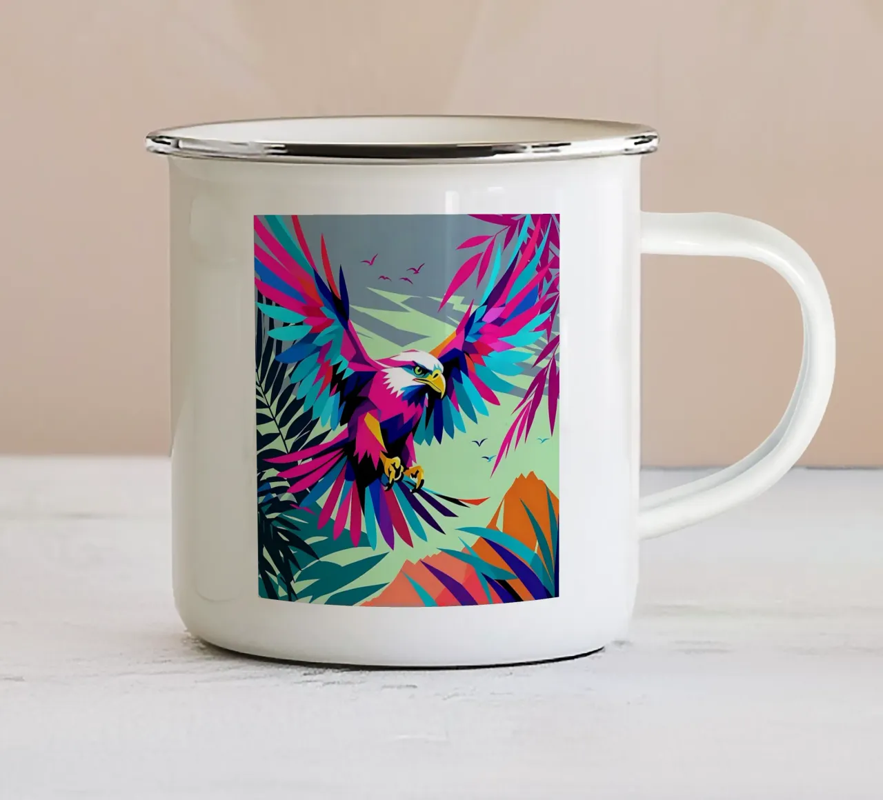 Seeadler_Stil_E_2 tazza in smalto da Tierisch bunt by LK