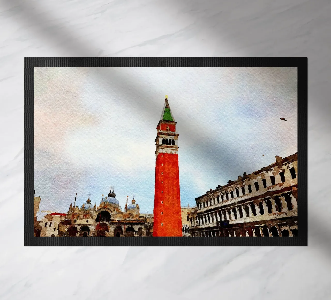 Markuskirche Fußmatte von Massimo Frascogna