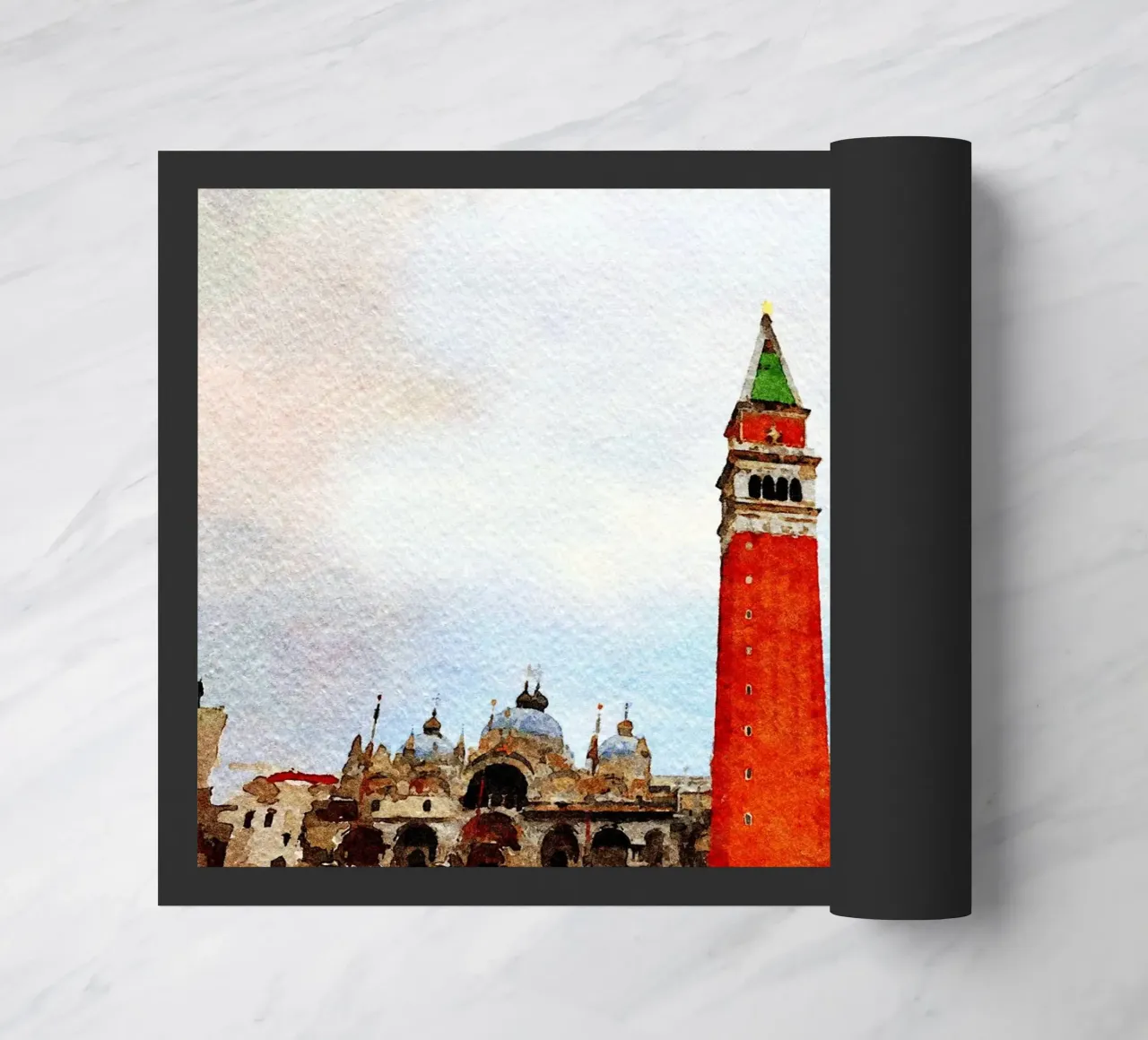 Markuskirche Fußmatte von Massimo Frascogna