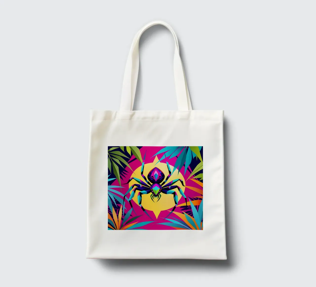 Stile_ragno_E_1 borsa in juta da Tierisch bunt by LK