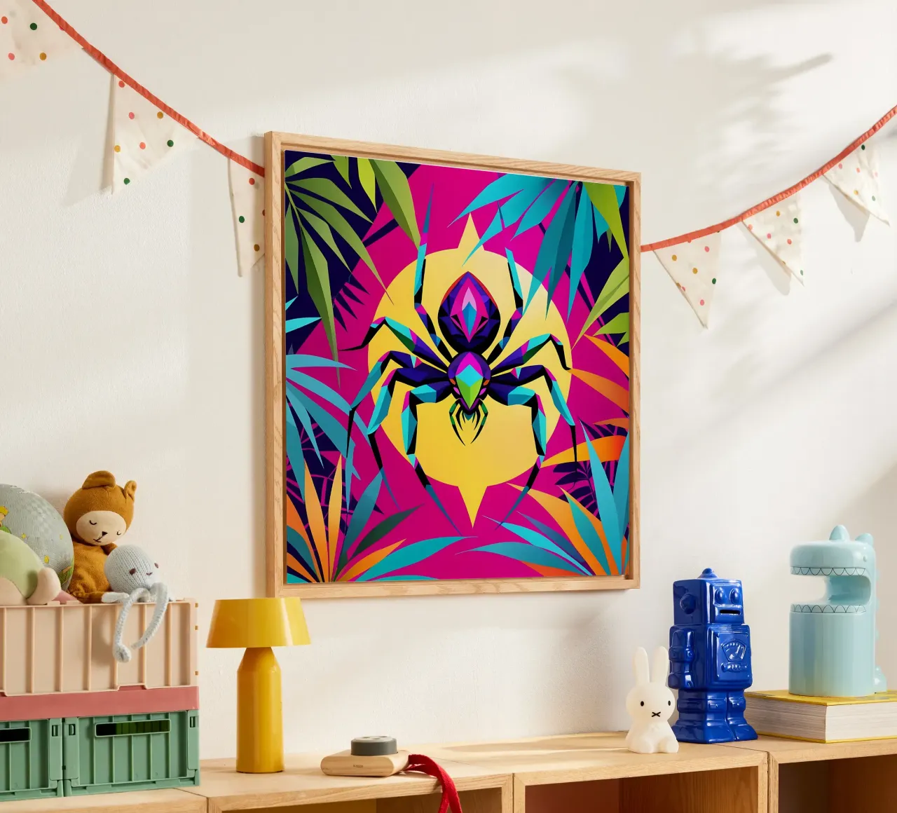 Spin_stijl_E_1 acryl van Tierisch bunt by LK